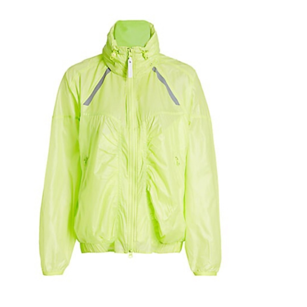 NWT Authentic Adidas by Stella McCartney Neon Track Jacket Sefrye with Hood(XS)